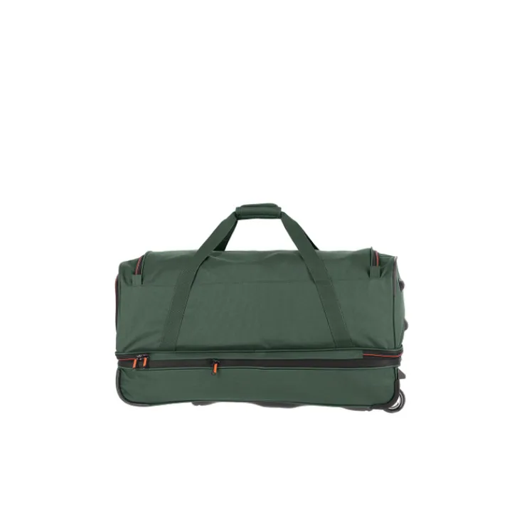 Grote Reistassen|Heren Reistassen>Travelite Basics Wheeled Duffle 70 Expandable dark green