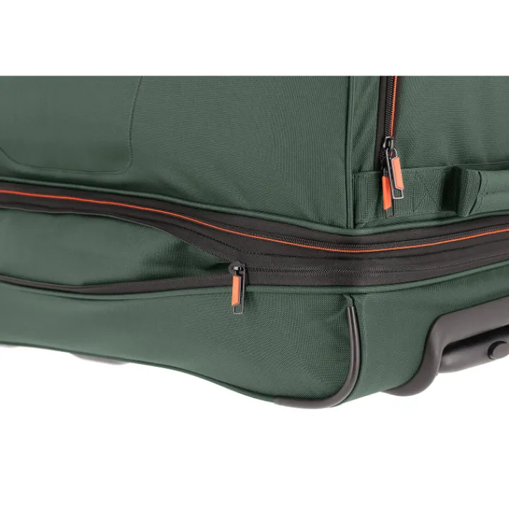 Grote Reistassen|Heren Reistassen>Travelite Basics Wheeled Duffle 70 Expandable dark green