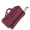 Grote Reistassen|Heren Reistassen>Travelite Basics Wheeled Duffle 70 Expandable dark red