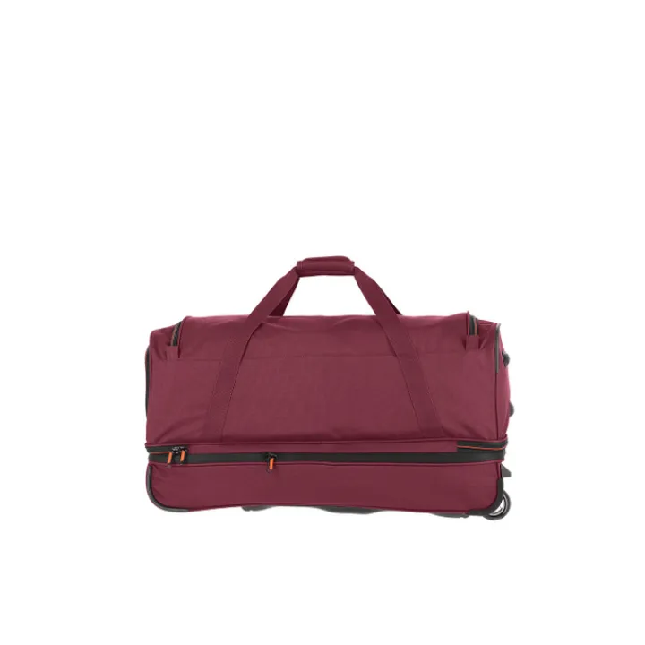 Grote Reistassen|Heren Reistassen>Travelite Basics Wheeled Duffle 70 Expandable dark red