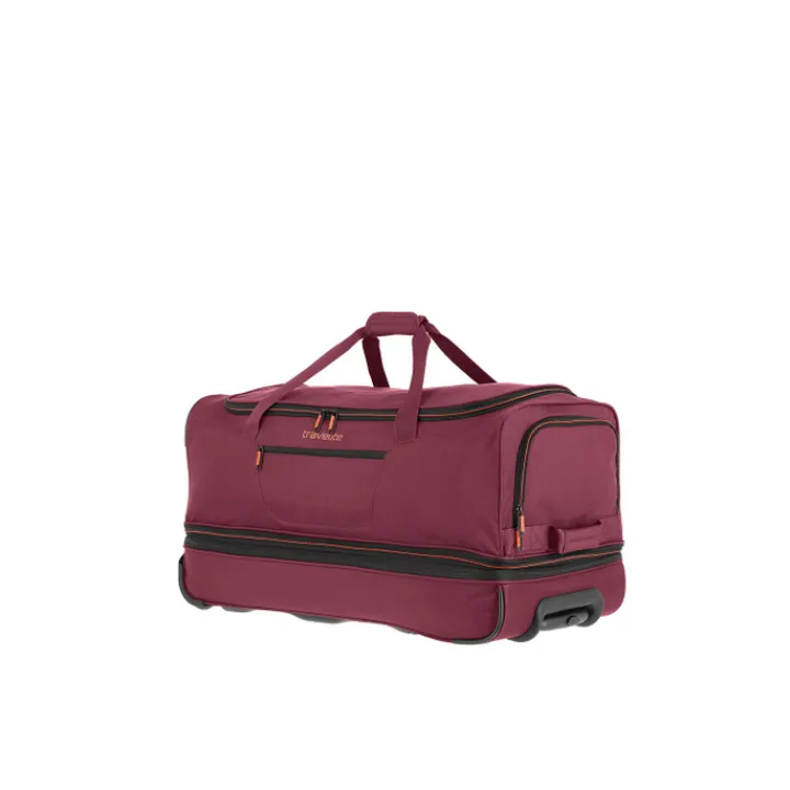 Grote Reistassen|Heren Reistassen>Travelite Basics Wheeled Duffle 70 Expandable dark red