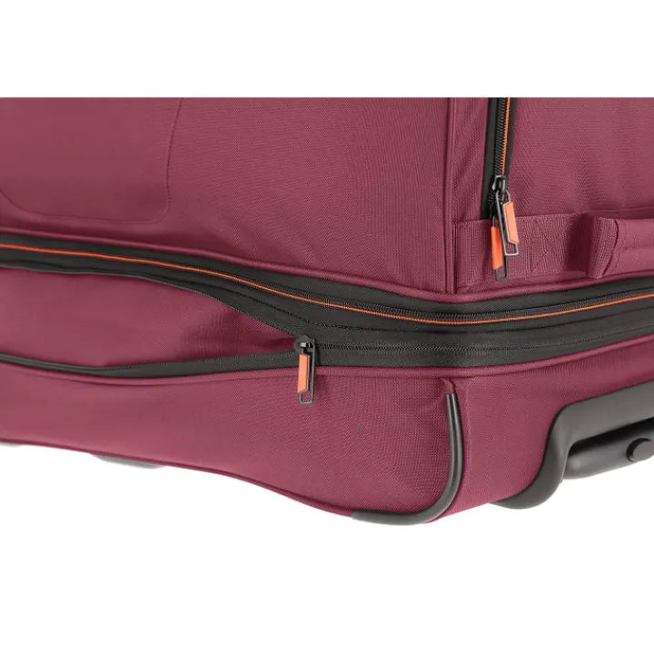 Grote Reistassen|Heren Reistassen>Travelite Basics Wheeled Duffle 70 Expandable dark red