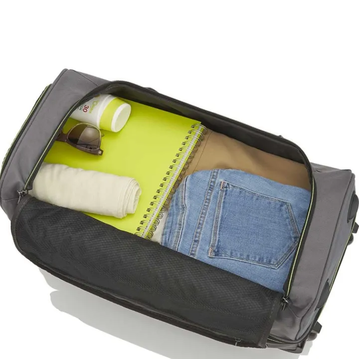 Heren Reistassen|Dames Reistassen>Travelite Basics Wheeled Duffle 55 Expandable grey