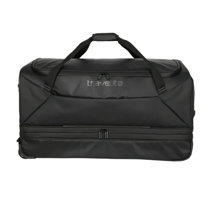 Grote Reistassen|Heren Reistassen>Travelite Basics Wheeled Duffle. Exp. 78cm black