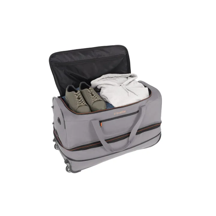 Grote Reistassen|Heren Reistassen>Travelite Basics Wheeled Duffle 70 Expandable grey