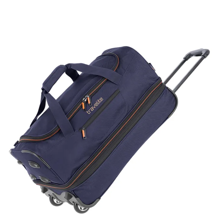 Heren Reistassen|Dames Reistassen>Travelite Basics Wheeled Duffle 55 Expandable marine