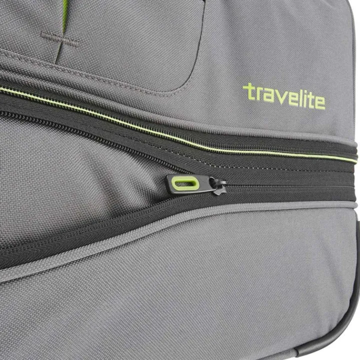 Heren Reistassen|Dames Reistassen>Travelite Basics Wheeled Duffle 55 Expandable marine