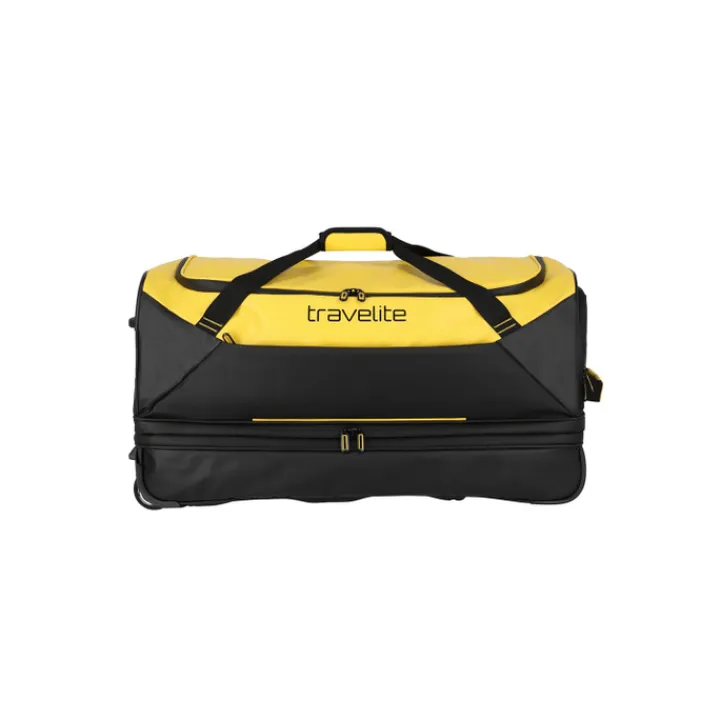 Grote Reistassen|Heren Reistassen>Travelite Basics Wheeled Duffle 70cm yellow