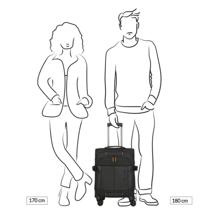 Transavia Trolleys|Ryanair Trolleys>Travelite Briize 4W Trolley S khaki