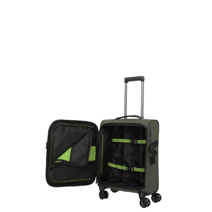 Transavia Trolleys|Ryanair Trolleys>Travelite Briize 4W Trolley S khaki