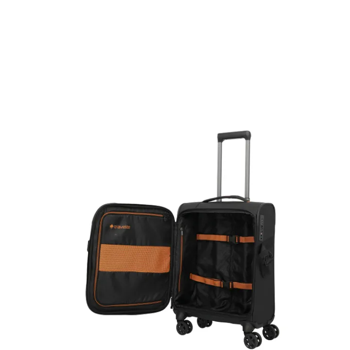 Transavia Trolleys|Ryanair Trolleys>Travelite Briize 4W Trolley S black