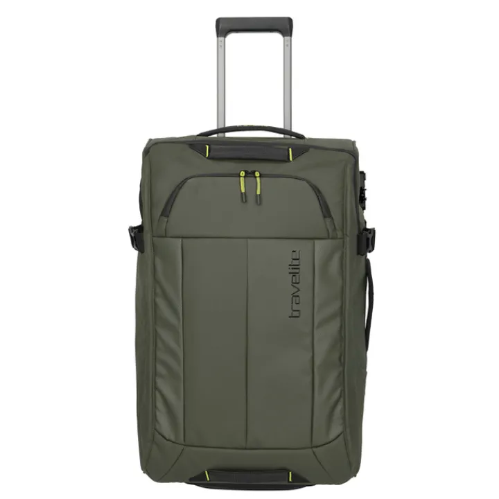 Heren Reistassen|Dames Reistassen>Travelite Briize Wheeled Duffle M khaki