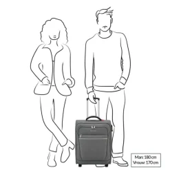 Handbagage Trolleys|Reistrolleys>Travelite Cabin 2 Wiel Boardtrolley navy
