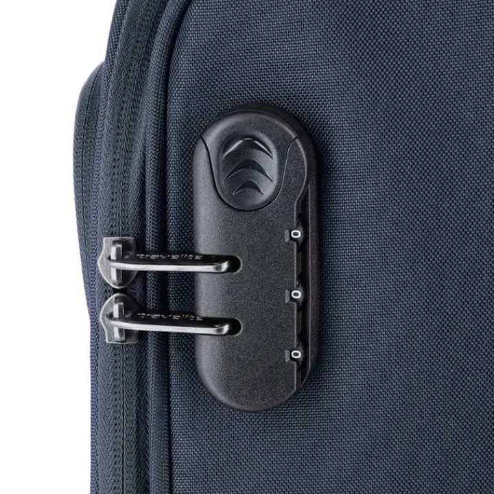 Handbagage Trolleys|Reistrolleys>Travelite Cabin 2 Wiel Boardtrolley navy