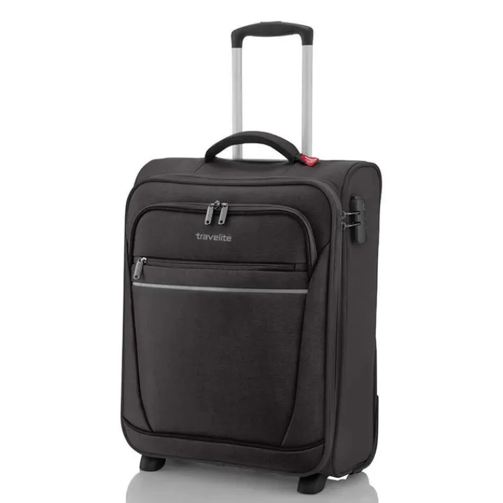 Handbagage Trolleys|Reistrolleys>Travelite Cabin 2 Wiel Boardtrolley black