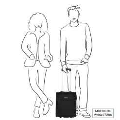Handbagage Trolleys|Reistrolleys>Travelite Cabin 2 Wiel Underseater 43cm grey melange