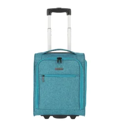 Handbagage Trolleys|Reistrolleys>Travelite Cabin 2 Wiel Underseater 43cm petrol