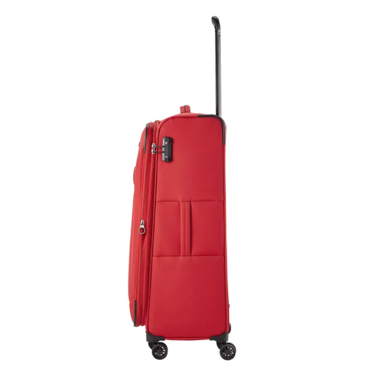 Reistrolleys|Reiskoffers>Travelite Chios 4 Wiel Trolley L red