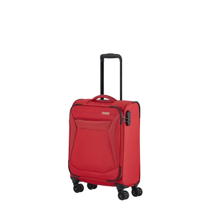 Transavia Trolleys|Ryanair Trolleys>Travelite Chios 4 Wiel Trolley S red