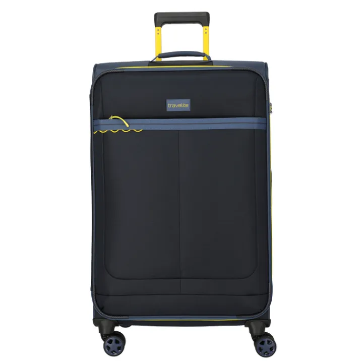 Reistrolleys|Reiskoffers>Travelite Color Craze 4 Wheel Trolley L navy