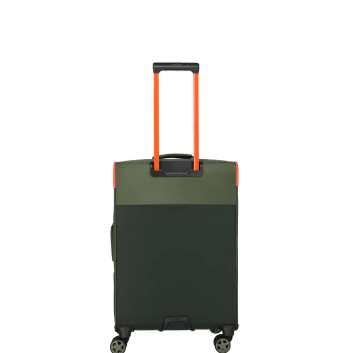 Reistrolleys|Reiskoffers>Travelite Color Craze 4 Wheel Trolley M olive