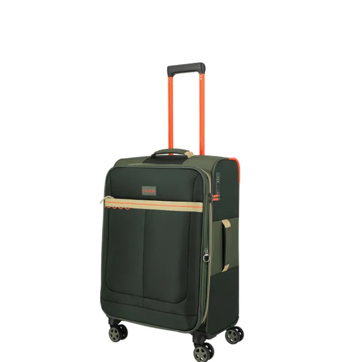 Reistrolleys|Reiskoffers>Travelite Color Craze 4 Wheel Trolley M olive