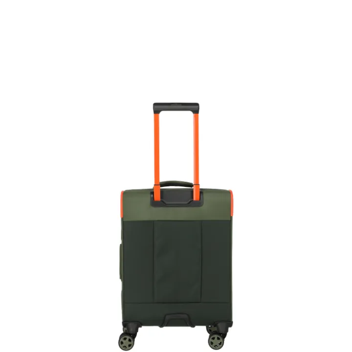 Transavia Trolleys|Ryanair Trolleys>Travelite Color Craze 4 Wheel Cabin Trolley olive