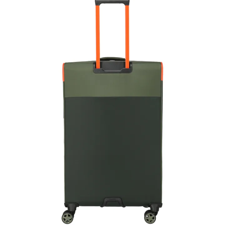 Reistrolleys|Reiskoffers>Travelite Color Craze 4 Wheel Trolley L olive