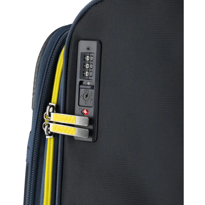 Reistrolleys|Reiskoffers>Travelite Color Craze 4 Wheel Trolley M navy