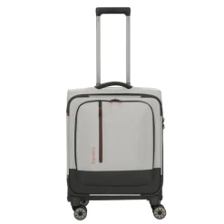Transavia Trolleys|Ryanair Trolleys>Travelite Crosslite 5.0 4w Trolley S white sand