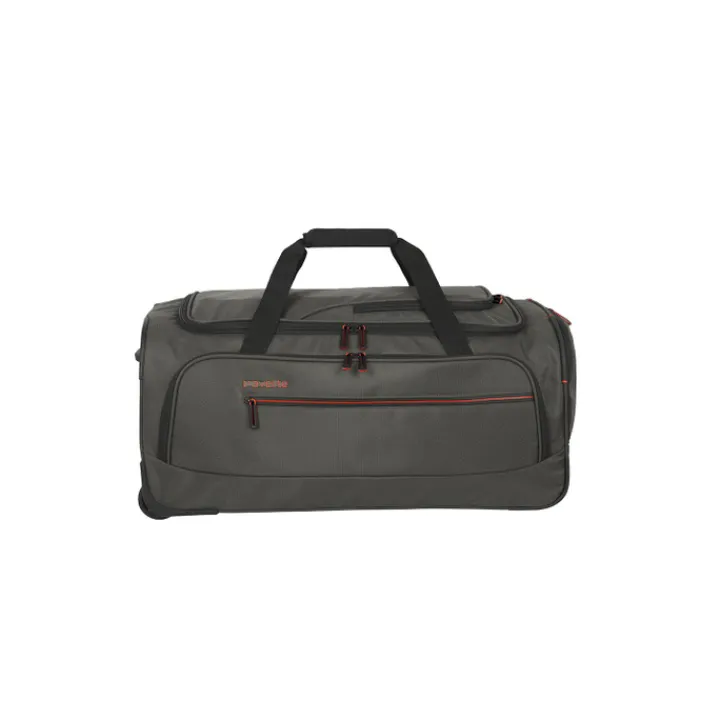 Heren Reistassen|Dames Reistassen>Travelite Crosslite 5.0 Wheeled Duffle M dark olive