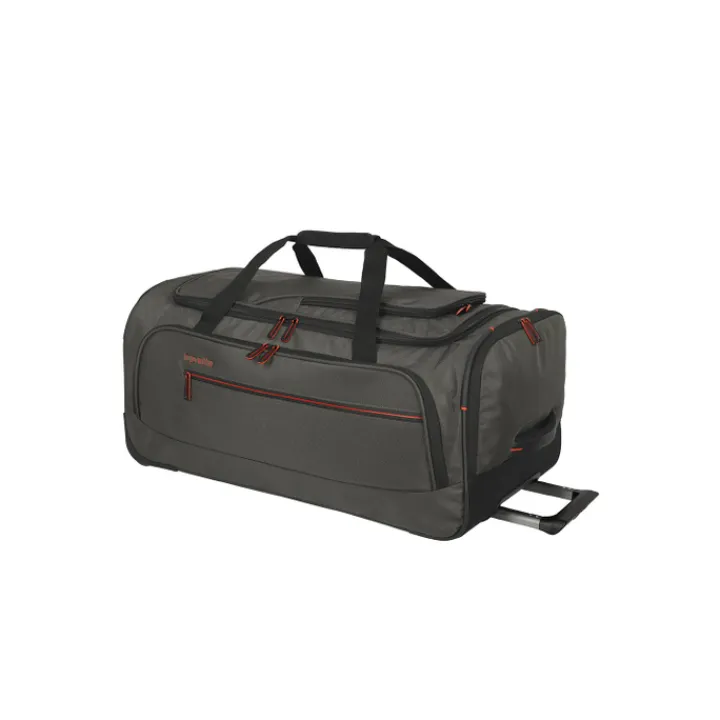 Heren Reistassen|Dames Reistassen>Travelite Crosslite 5.0 Wheeled Duffle M dark olive