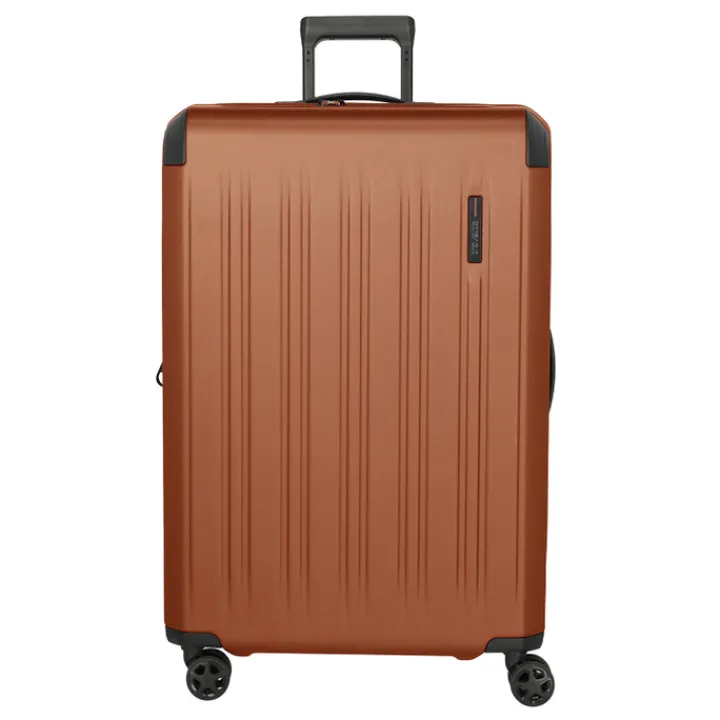 Reistrolleys|Reiskoffers>Travelite Dynamiic 4 Wheel Trolley L amber