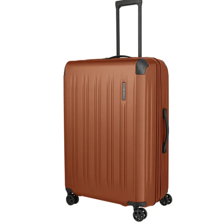 Reistrolleys|Reiskoffers>Travelite Dynamiic 4 Wheel Trolley L amber