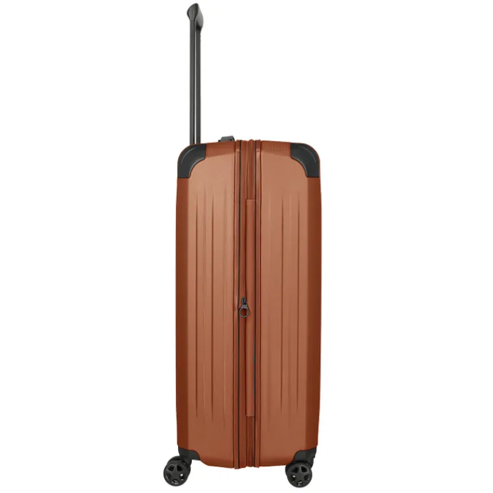 Reistrolleys|Reiskoffers>Travelite Dynamiic 4 Wheel Trolley L amber