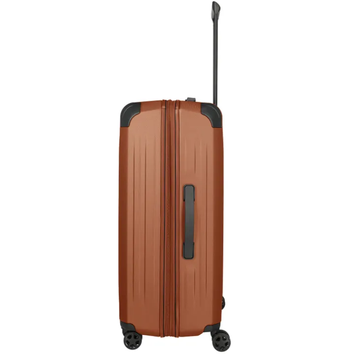 Reistrolleys|Reiskoffers>Travelite Dynamiic 4 Wheel Trolley L amber