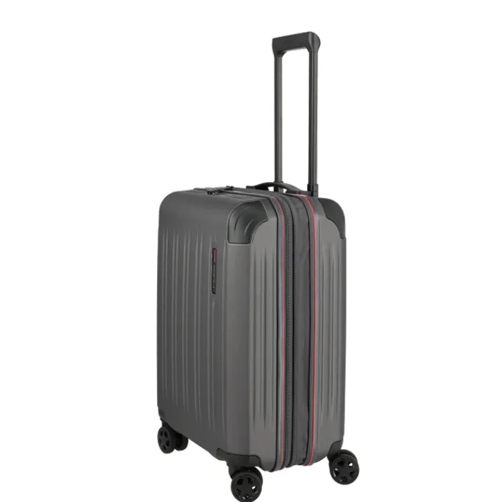 Transavia Trolleys|Handbagage Trolleys>Travelite Dynamiic 4 Wheel Cabin Trolley anthracite
