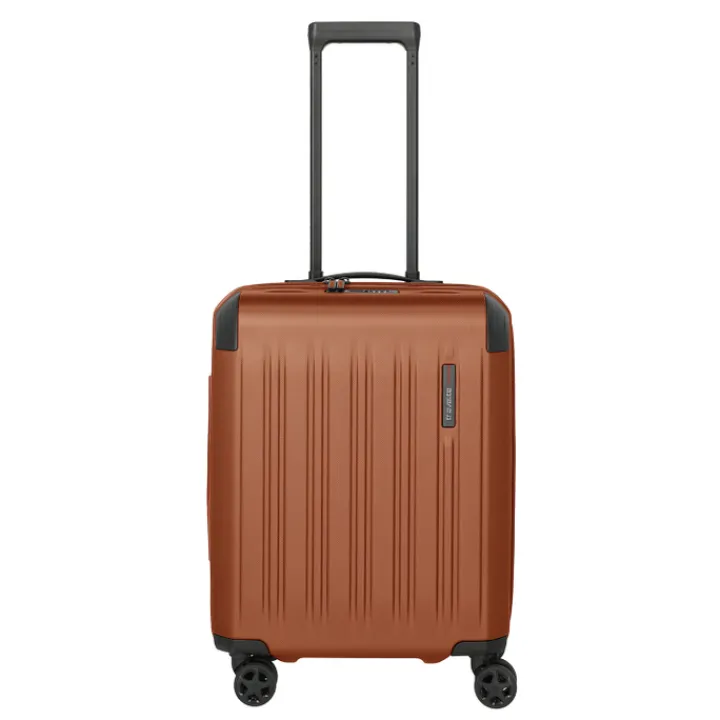 Transavia Trolleys|Handbagage Trolleys>Travelite Dynamiic 4 Wheel Cabin Trolley amber
