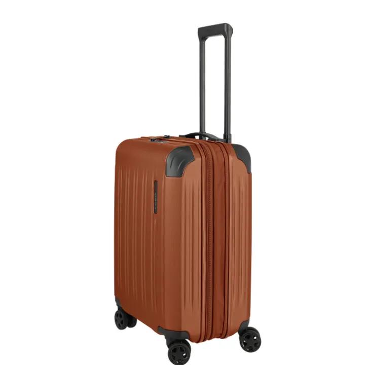 Transavia Trolleys|Handbagage Trolleys>Travelite Dynamiic 4 Wheel Cabin Trolley amber