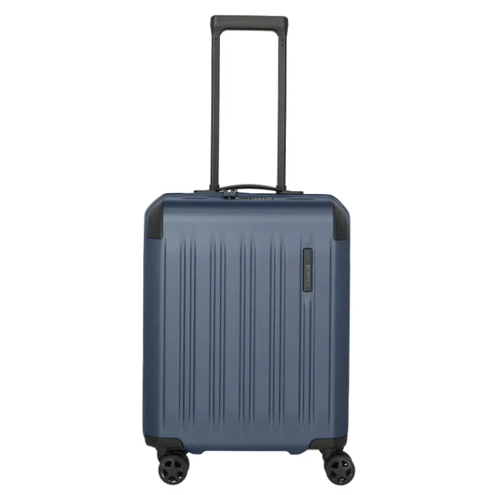 Transavia Trolleys|Ryanair Trolleys>Travelite Dynamiic 4 Wheel Cabin Trolley denim