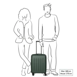 Transavia Trolleys|Ryanair Trolleys>Travelite Dynamiic 4 Wheel Cabin Trolley denim