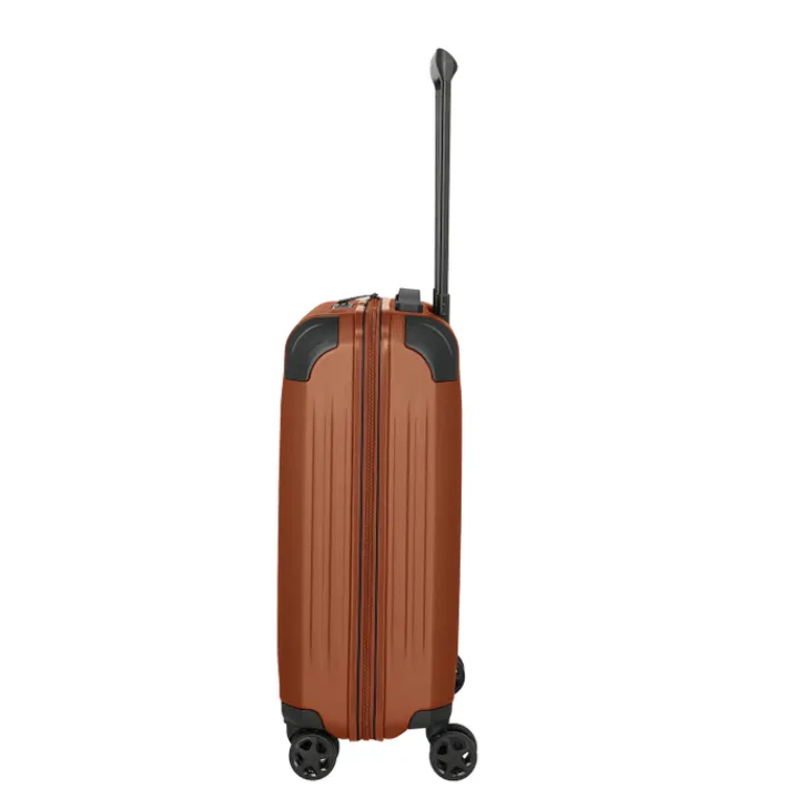 Transavia Trolleys|Ryanair Trolleys>Travelite Dynamiic 4 Wheel Cabin Trolley amber