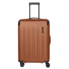 Reistrolleys|Reiskoffers>Travelite Dynamiic 4 Wheel Trolley M amber