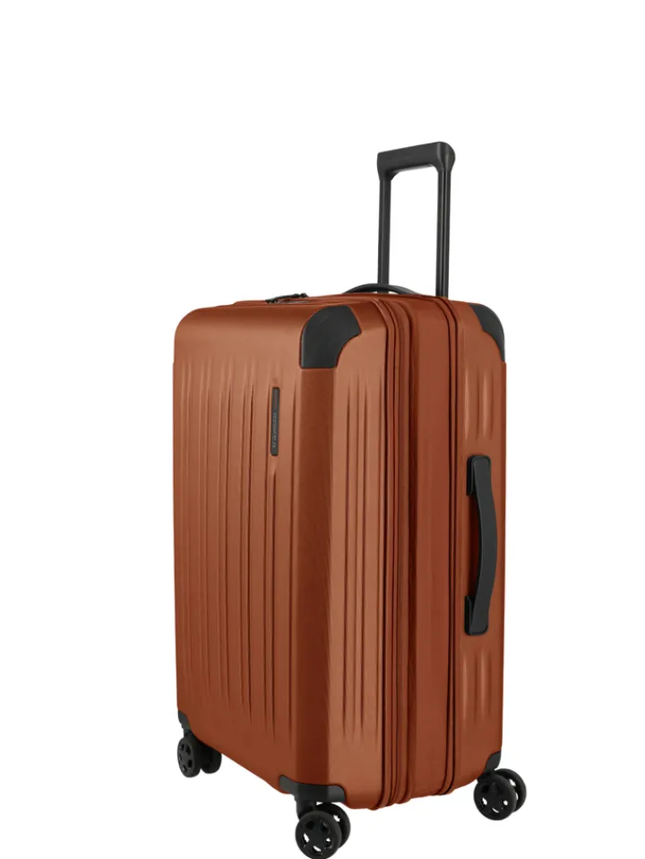 Reistrolleys|Reiskoffers>Travelite Dynamiic 4 Wheel Trolley M amber