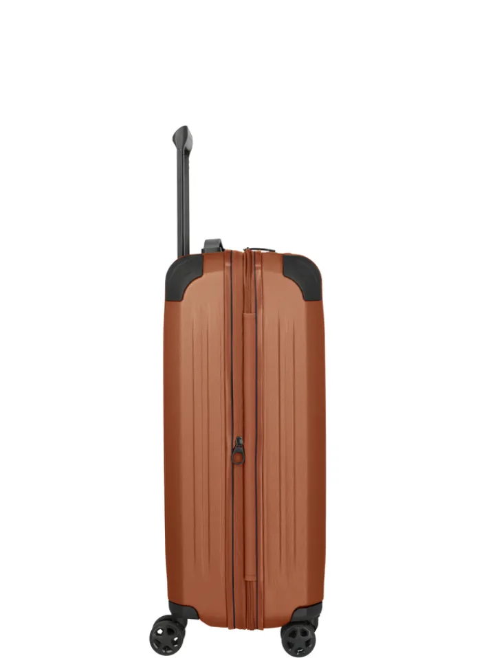 Reistrolleys|Reiskoffers>Travelite Dynamiic 4 Wheel Trolley M amber