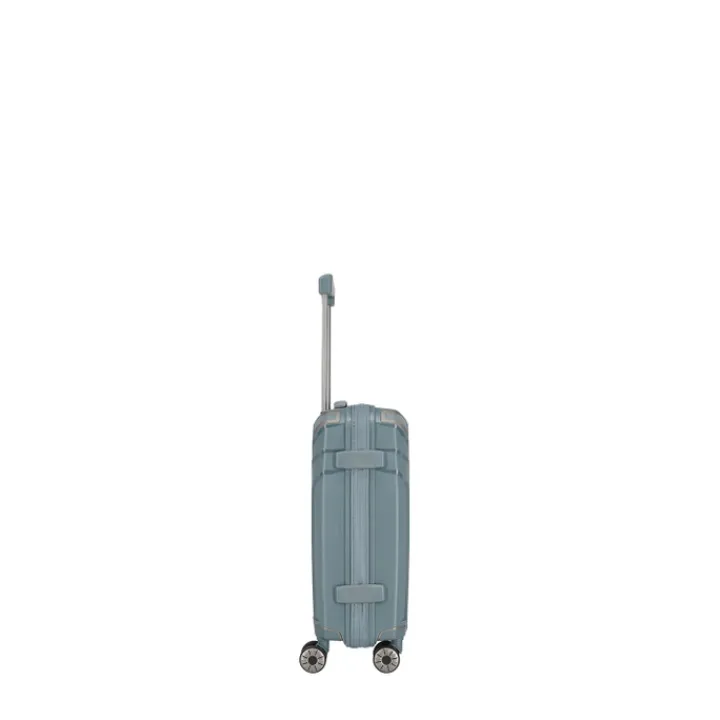 Transavia Trolleys|Ryanair Trolleys>Travelite Elvaa 4 Wiel Trolley S bluegrey