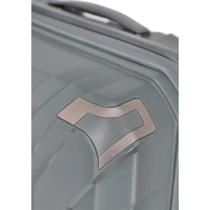 Transavia Trolleys|Ryanair Trolleys>Travelite Elvaa 4 Wiel Trolley S bluegrey