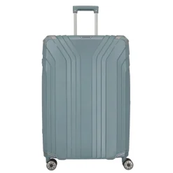 Reistrolleys|Reiskoffers>Travelite Elvaa 4 Wiel Trolley L bluegrey