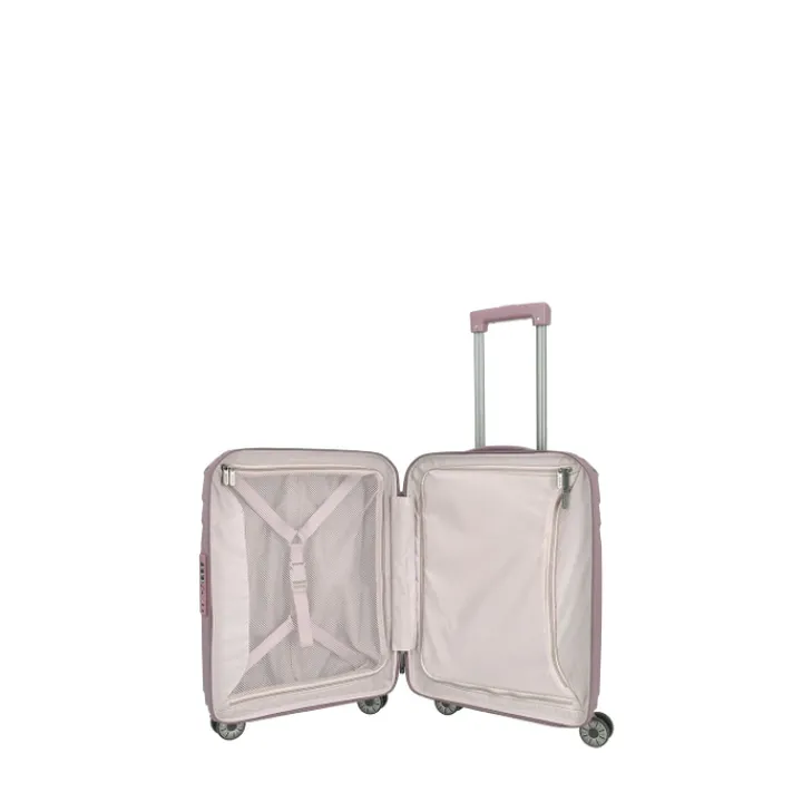 Transavia Trolleys|Ryanair Trolleys>Travelite Elvaa 4 Wiel Trolley S rose