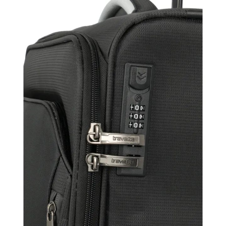 Handbagage Trolleys|Reistrolleys>Travelite Jetpack Wings 2 Cabin black